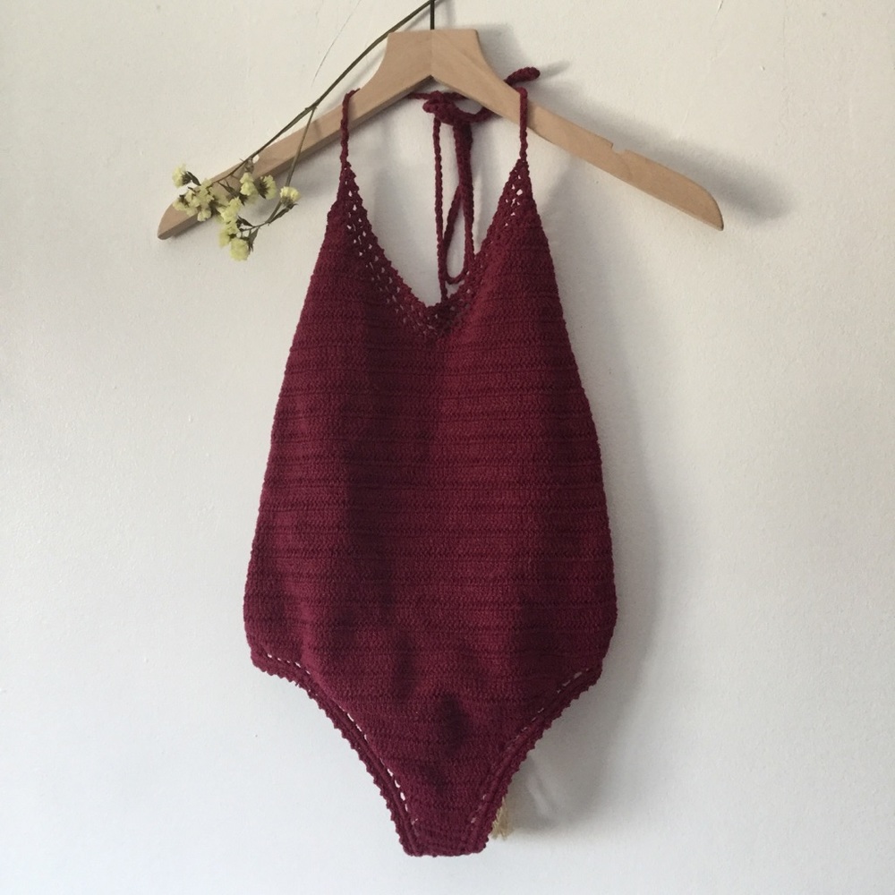 She made me crochet essential one piece small